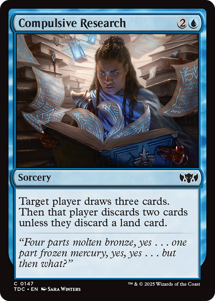 Image of Compulsive Research [Tarkir: Dragonstorm Commander]