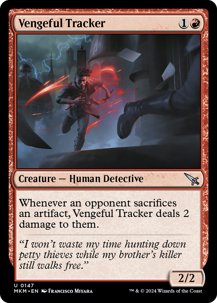 Image of Vengeful Tracker [Murders at Karlov Manor]