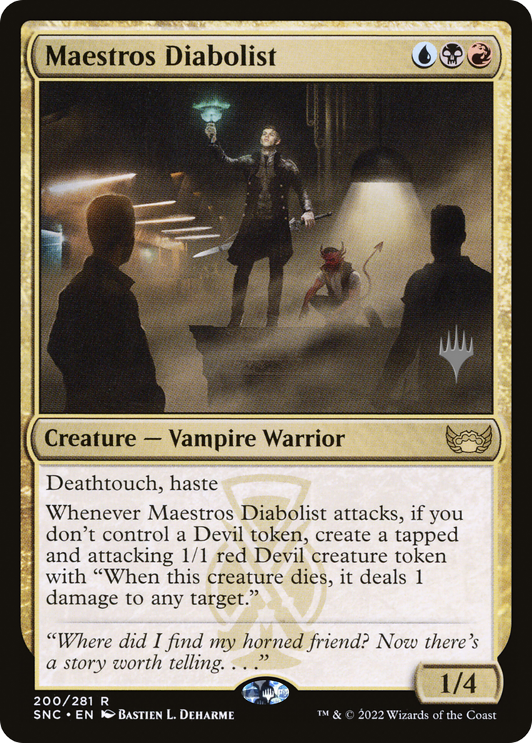 Image of Maestros Diabolist (Promo Pack) [Streets of New Capenna Promos]