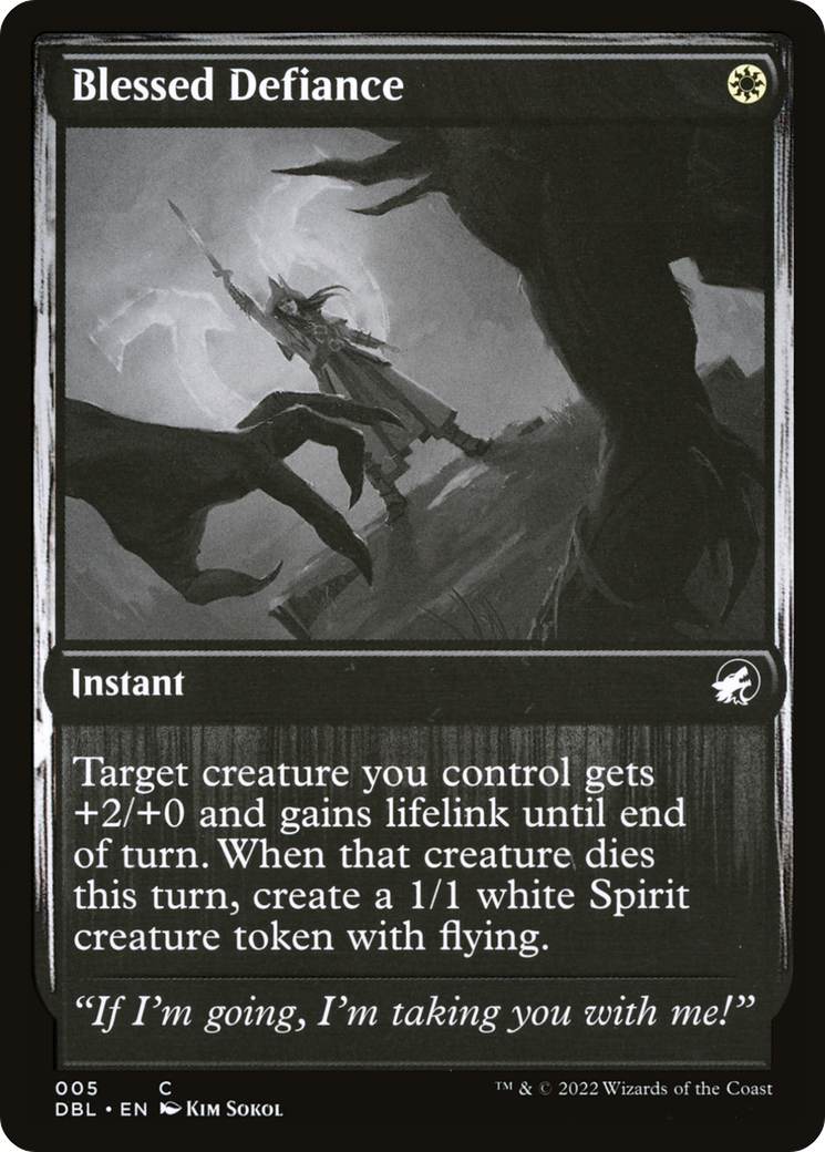 Image of Blessed Defiance [Innistrad: Double Feature]