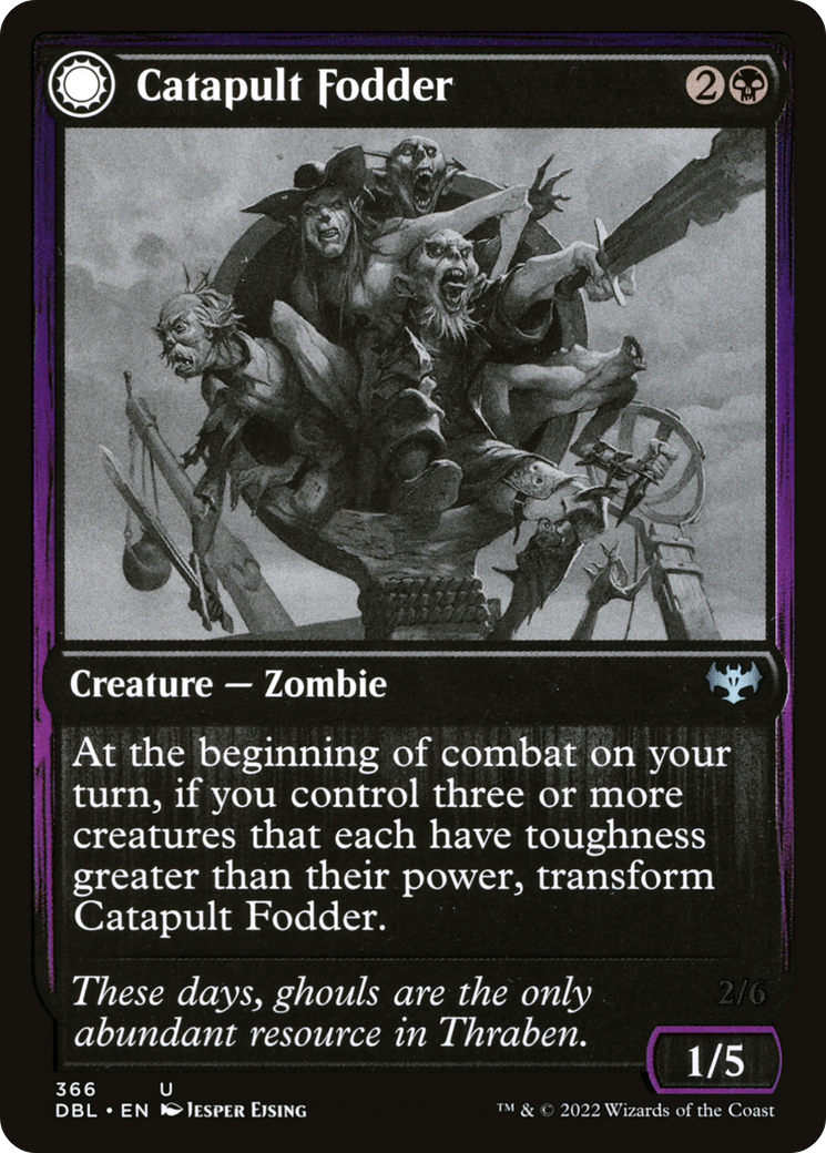 Image of Catapult Fodder // Catapult Captain [Innistrad: Double Feature]