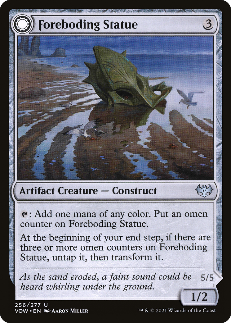 Image of Foreboding Statue // Forsaken Thresher [Innistrad: Crimson Vow]