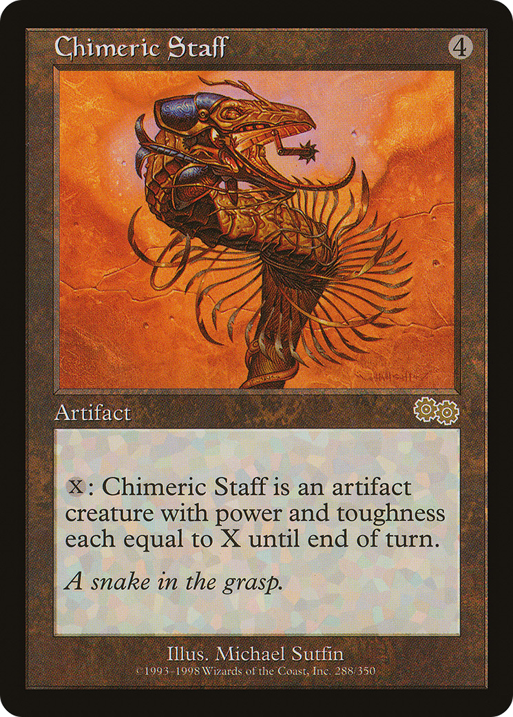 Image of Chimeric Staff [Urza's Saga]