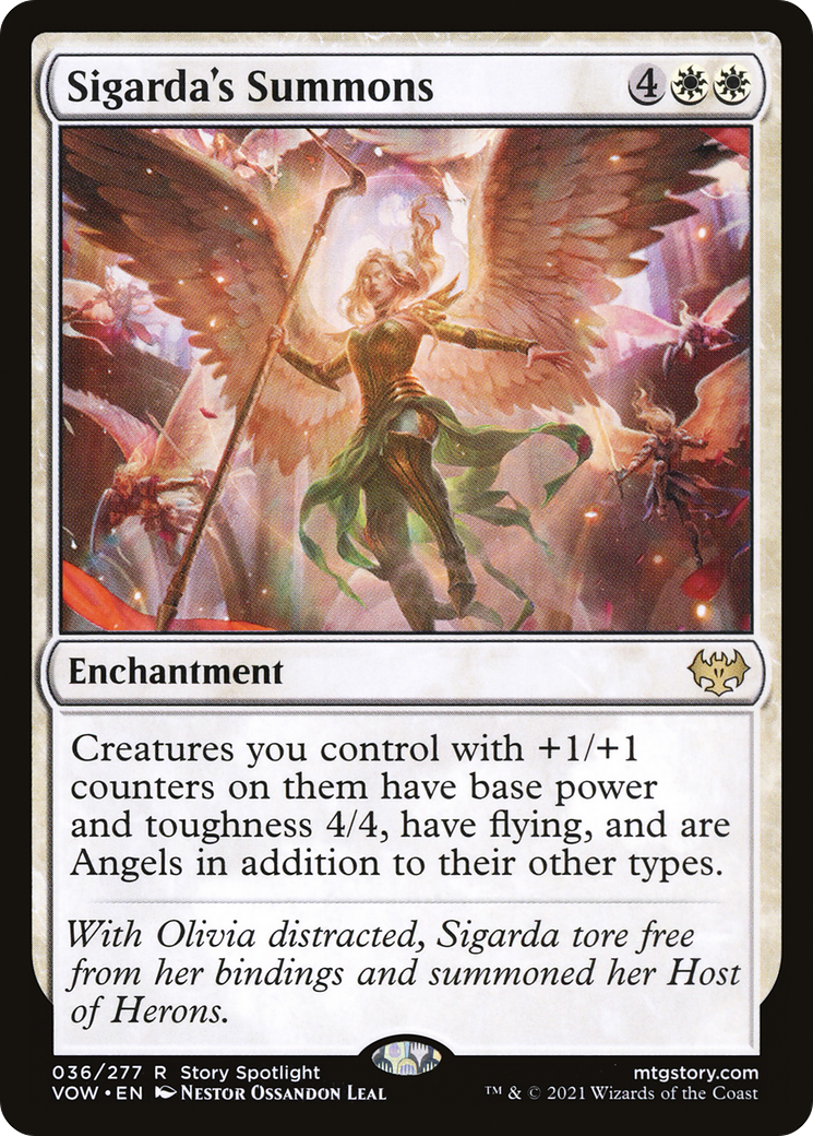 Image of Sigarda's Summons [Innistrad: Crimson Vow]