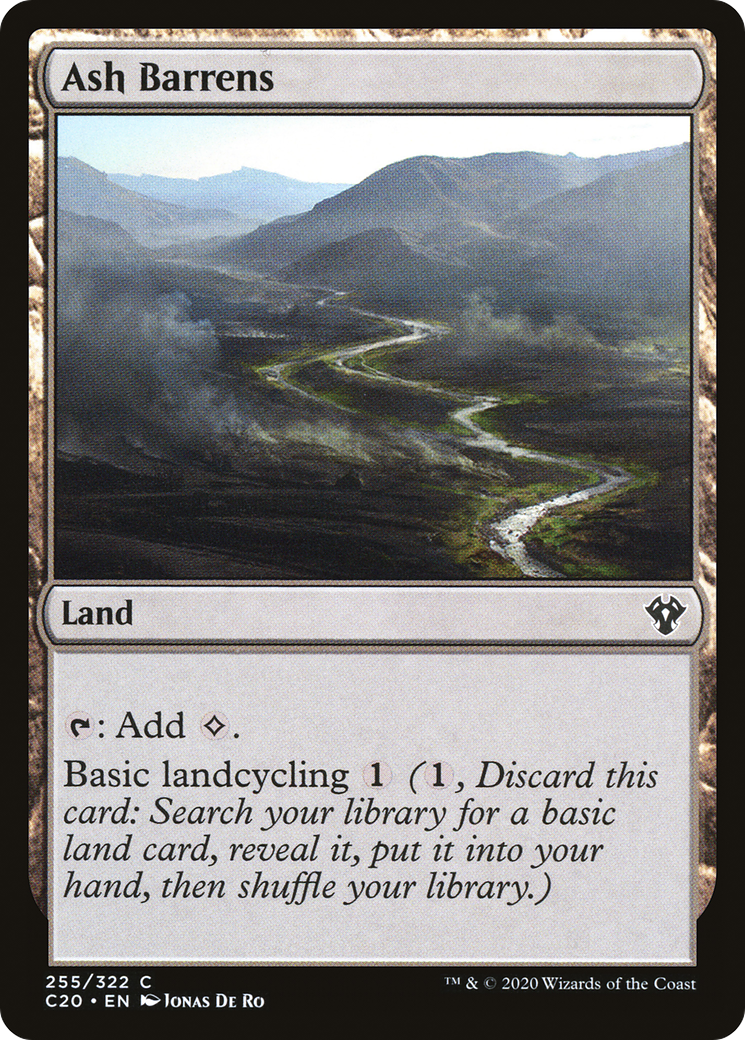 Image of Ash Barrens [Commander 2020]