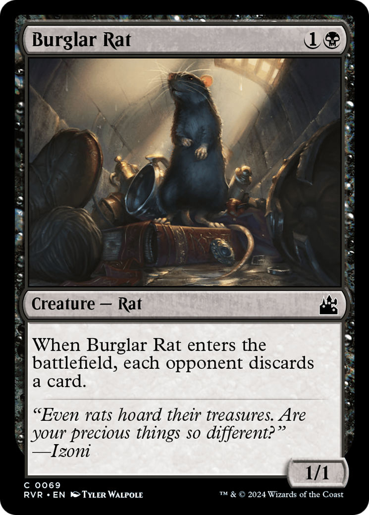 Image of Burglar Rat [Ravnica Remastered]