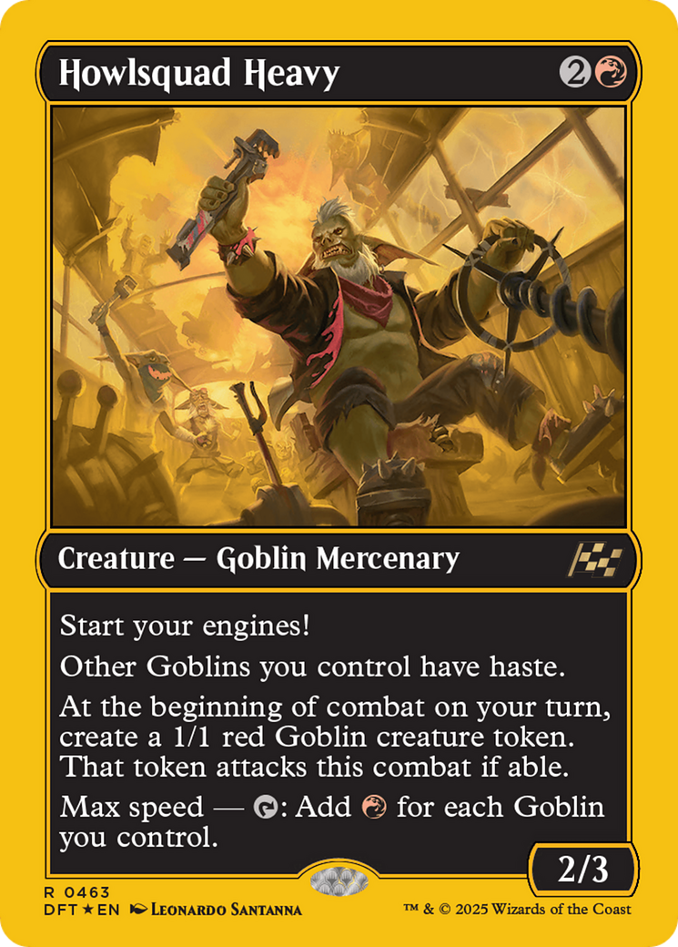 Image of Howlsquad Heavy (First-Place Foil) [Aetherdrift]