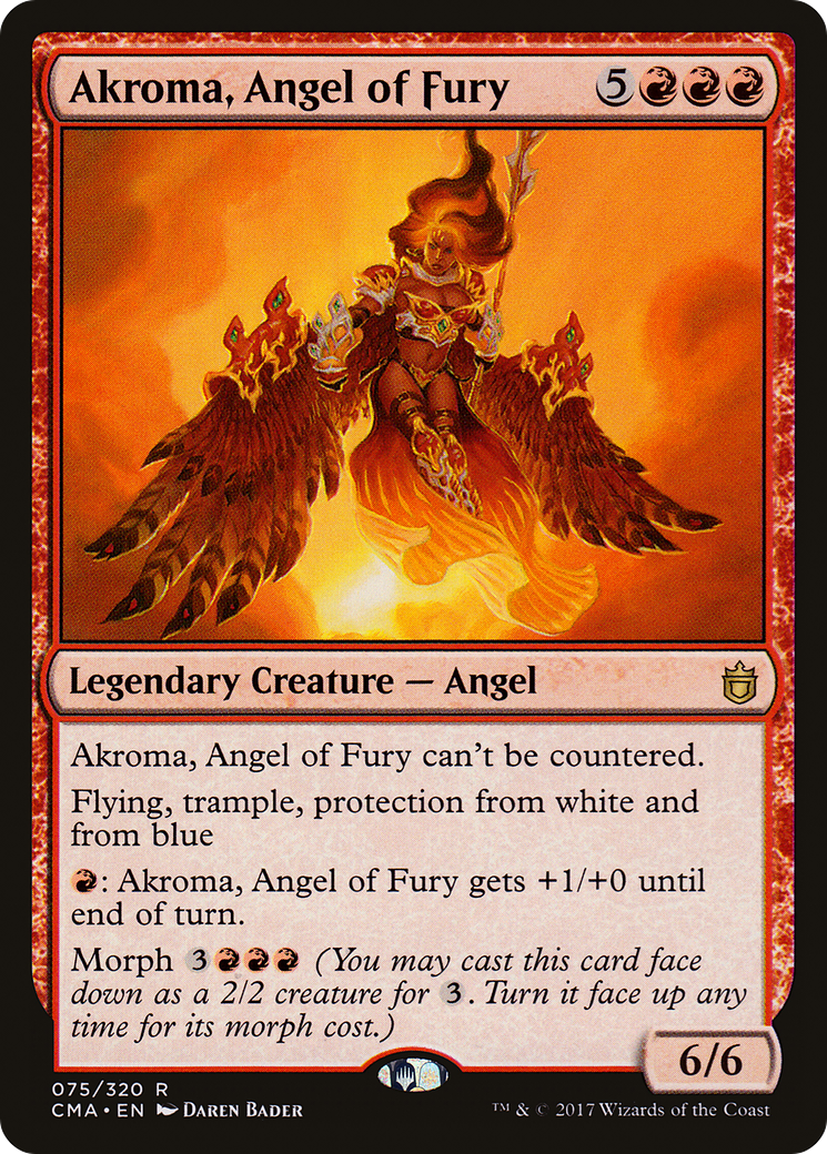Image of Akroma, Angel of Fury [Commander Anthology]