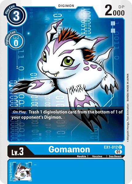 Image of Gomamon [EX1-012] [Classic Collection]