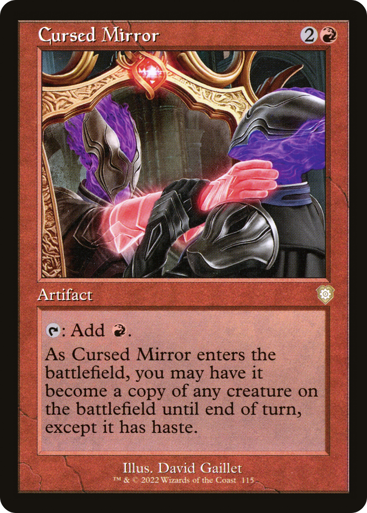 Image of Cursed Mirror (Retro) [The Brothers' War Commander]