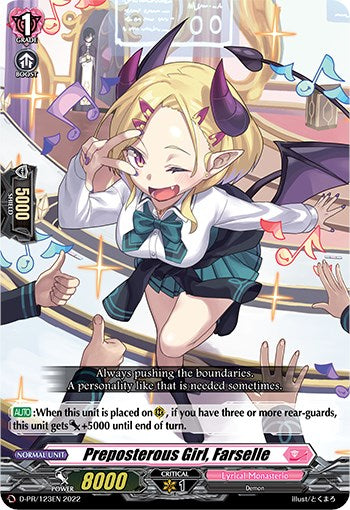Image of Preposterous Girl, Farselle (D-PR/123EN) [D Promo Cards]