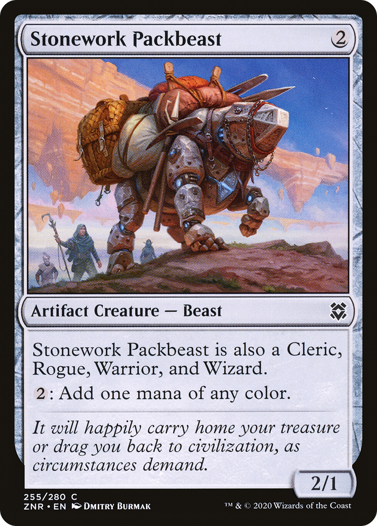 Image of Stonework Packbeast [Zendikar Rising]