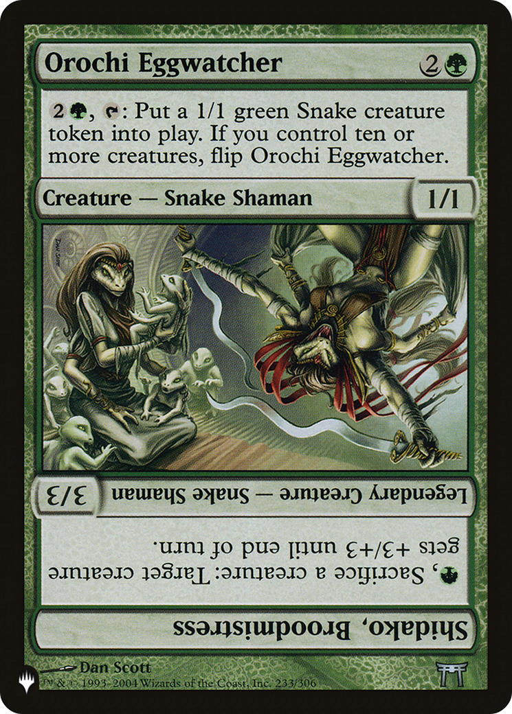 Image of Orochi Eggwatcher // Shidako, Broodmistress [The List]