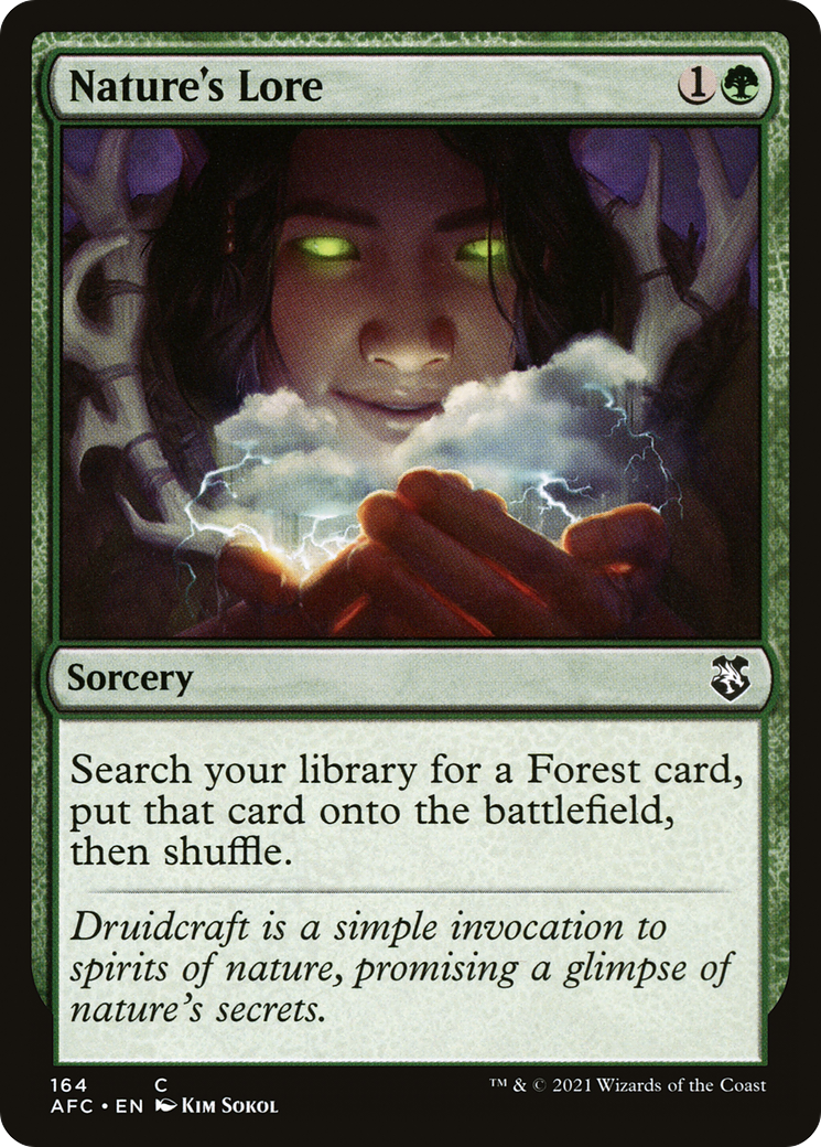 Image of Nature's Lore [Dungeons & Dragons: Adventures in the Forgotten Realms Commander]