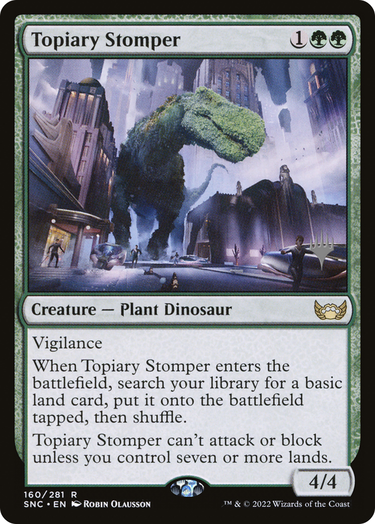 Image of Topiary Stomper (Promo Pack) [Streets of New Capenna Promos]