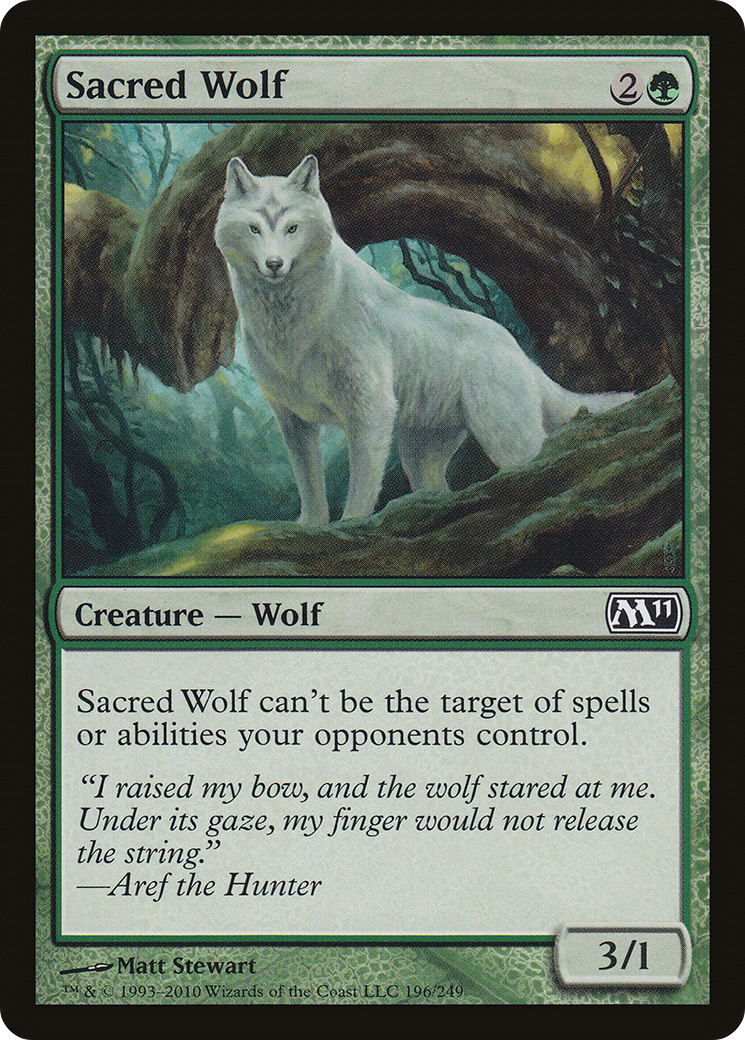 Image of Sacred Wolf [Magic 2011]