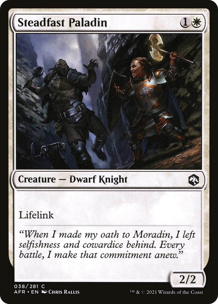 Image of Steadfast Paladin [Dungeons & Dragons: Adventures in the Forgotten Realms]