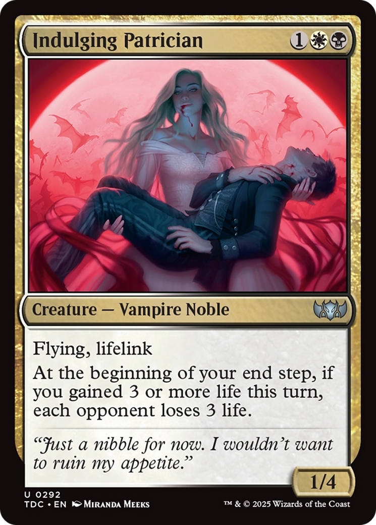 Image of Indulging Patrician [Tarkir: Dragonstorm Commander]
