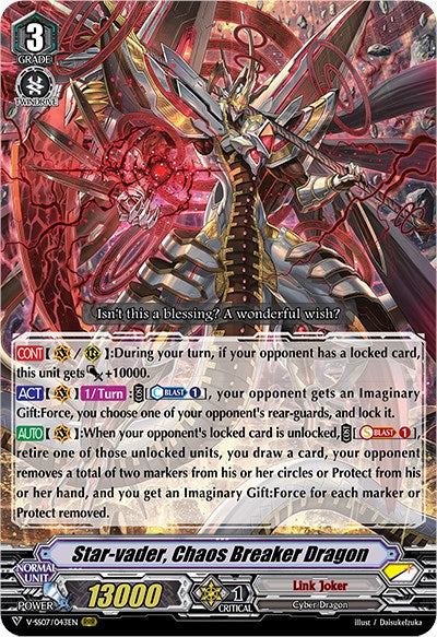 Image of Star-vader, Chaos Breaker Dragon (V-SS07/043EN) [Clan Selection Plus Vol.1]