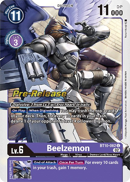 Image of Beelzemon [BT10-082] [Xros Encounter Pre-Release Cards]