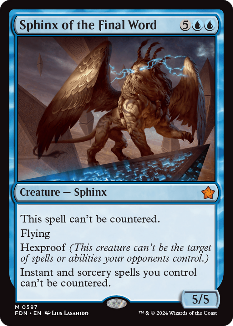 Image of Sphinx of the Final Word [Foundations]