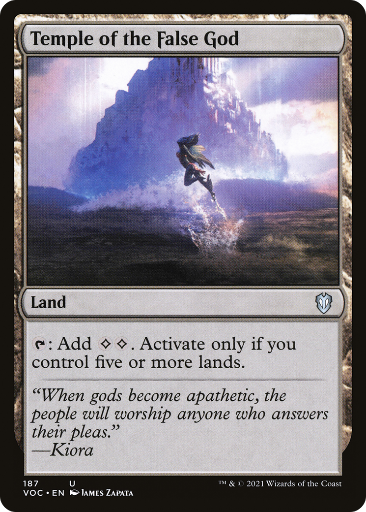 Image of Temple of the False God [Innistrad: Crimson Vow Commander]