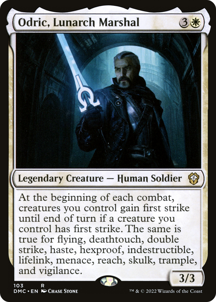 Image of Odric, Lunarch Marshal [Dominaria United Commander]