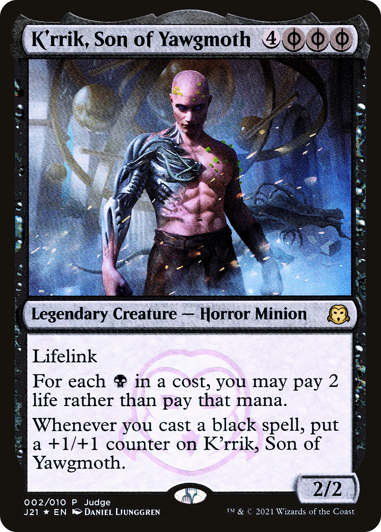 Image of K'rrik, Son of Yawgmoth [Judge Gift Cards 2021]