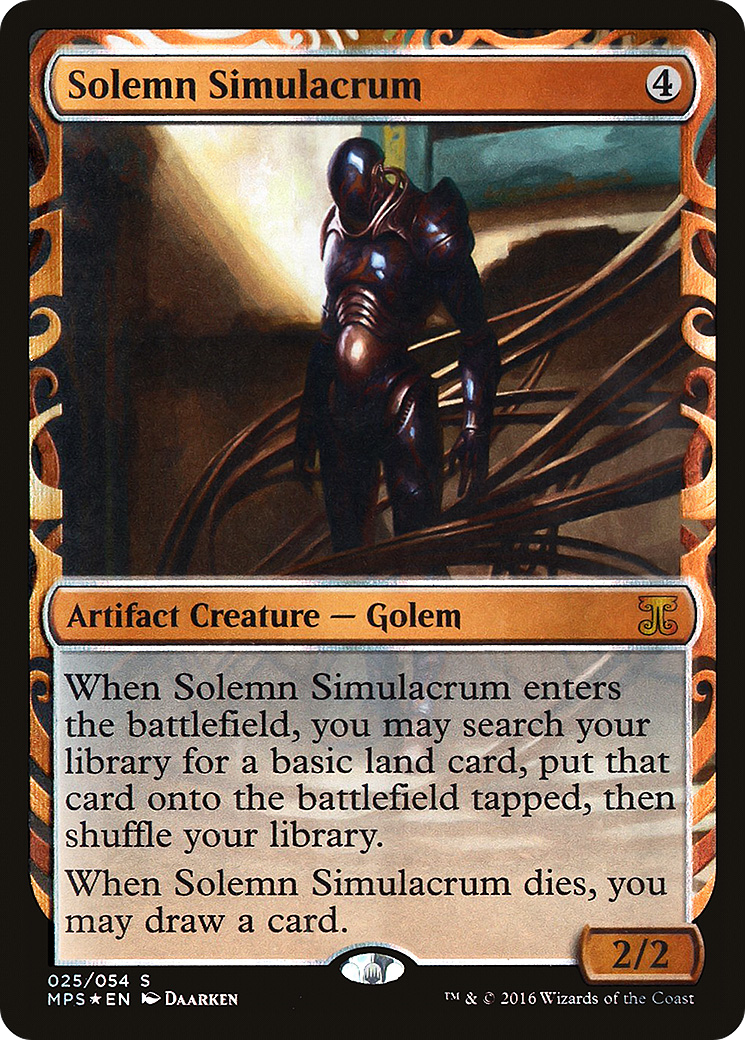 Image of Solemn Simulacrum [Kaladesh Inventions]