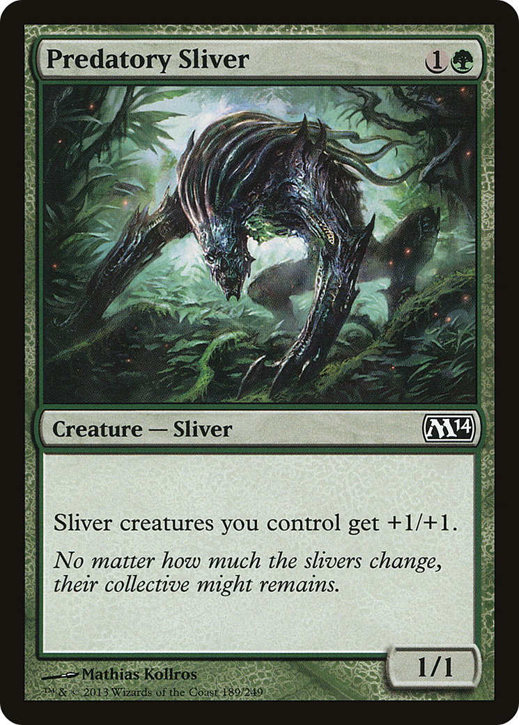 Image of Predatory Sliver [Magic 2014]