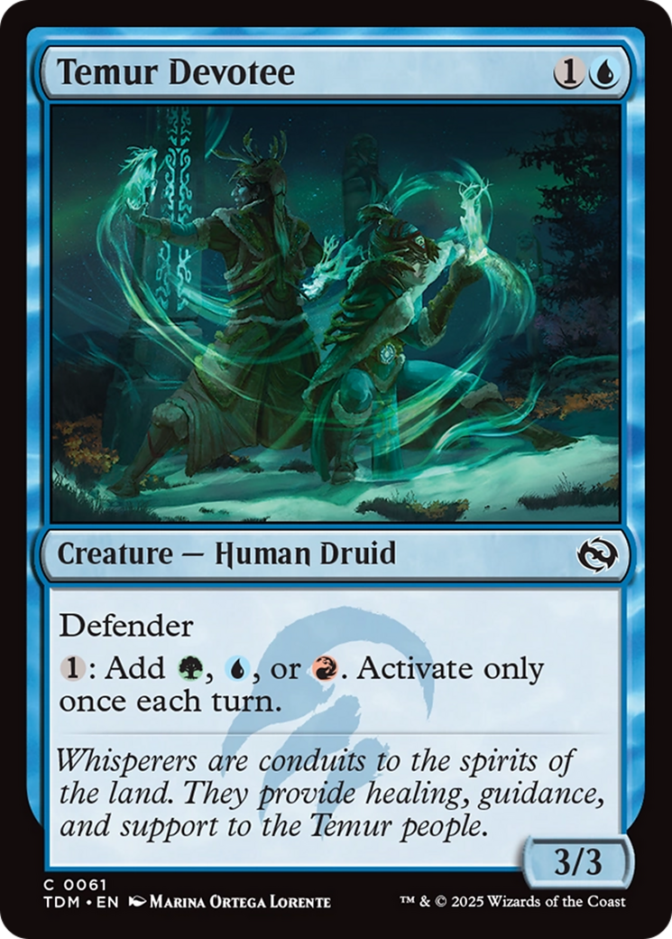 Image of Temur Devotee [Tarkir: Dragonstorm]