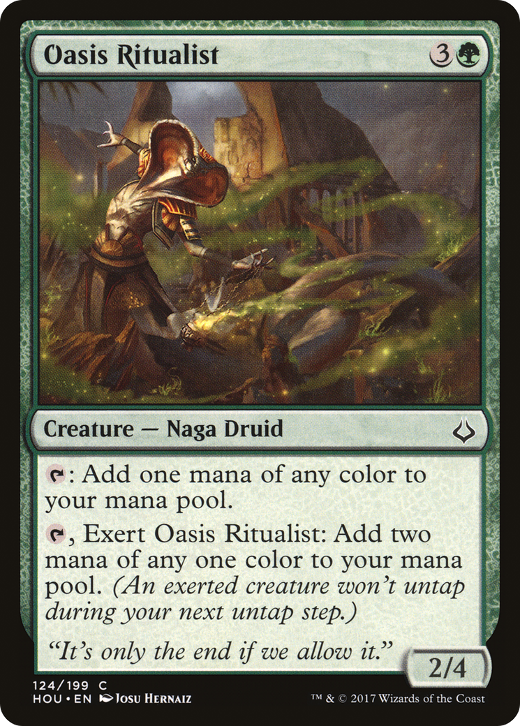 Image of Oasis Ritualist [Hour of Devastation]