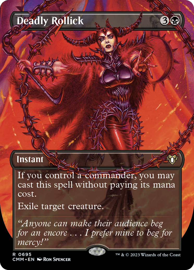 Image of Deadly Rollick (Borderless Alternate Art) [Commander Masters]