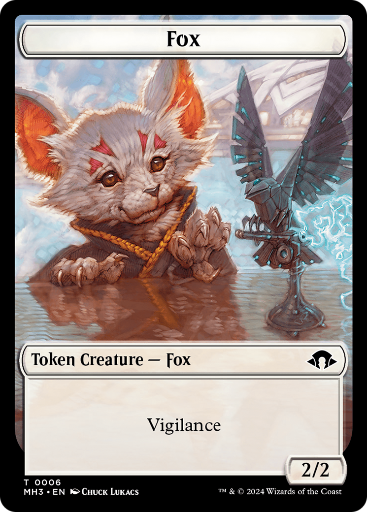Image of Servo // Fox Double-Sided Token [Modern Horizons 3 Tokens]