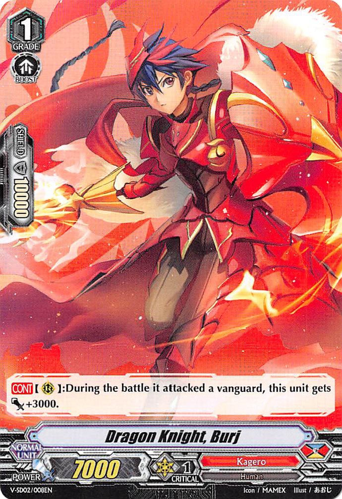 Image of Dragon Knight, Burj (V-SD02/008EN) [2018 Free Experience Deck 