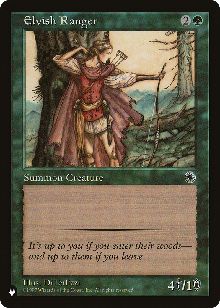 Image of Elvish Ranger [The List]