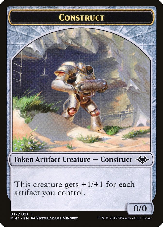Image of Illusion (005) // Construct (017) Double-Sided Token [Modern Horizons Tokens]