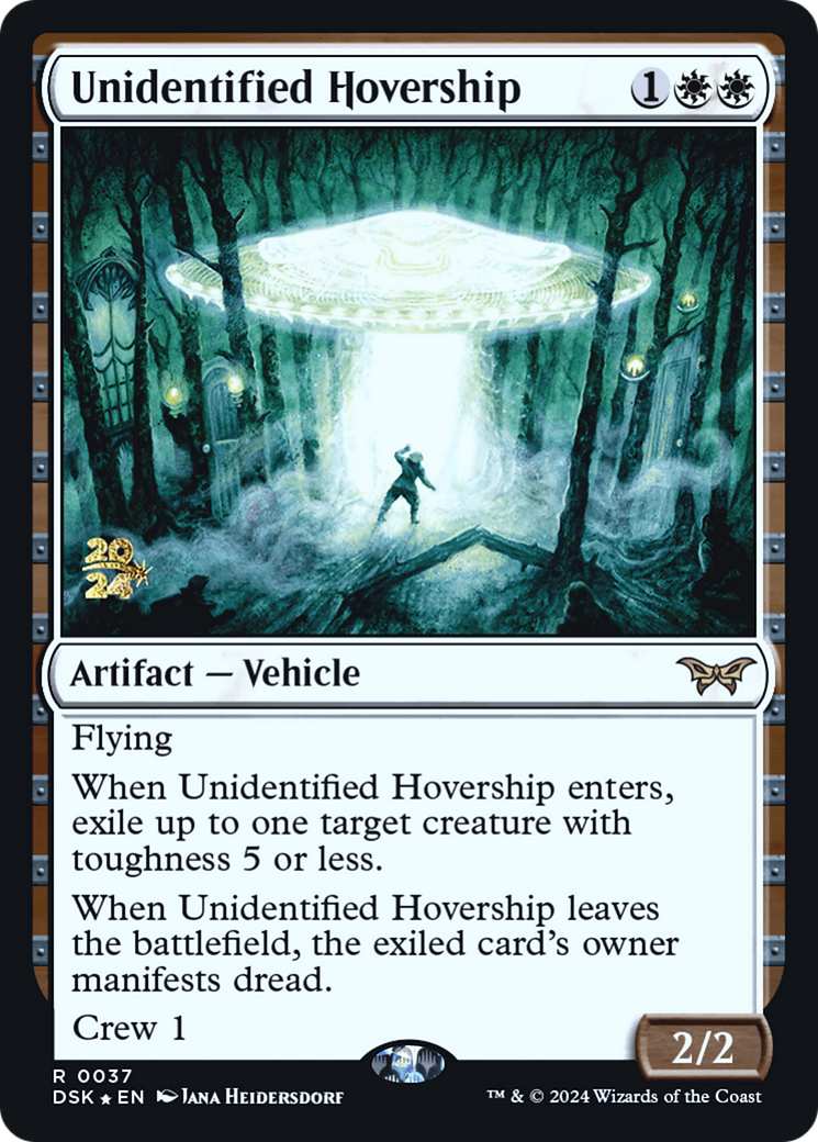 Image of Unidentified Hovership [Duskmourn: House of Horror Prerelease Promos]