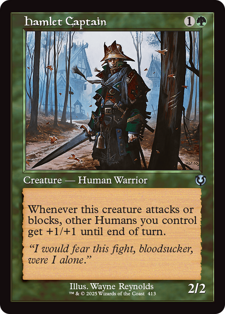 Image of Hamlet Captain (Retro Frame) [Innistrad Remastered]