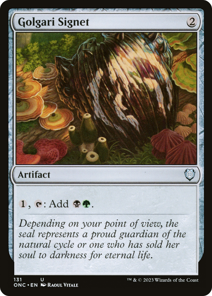 Image of Golgari Signet [Phyrexia: All Will Be One Commander]