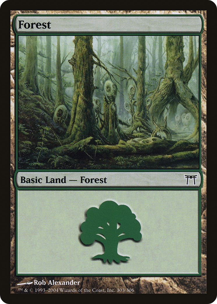 Image of Forest (303) [Champions of Kamigawa]