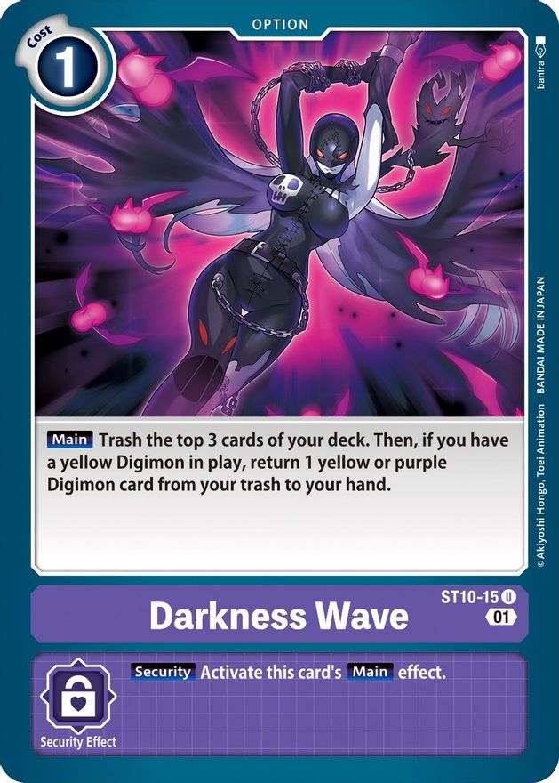 Image of Darkness Wave [ST10-15] [Starter Deck: Parallel World Tactician]