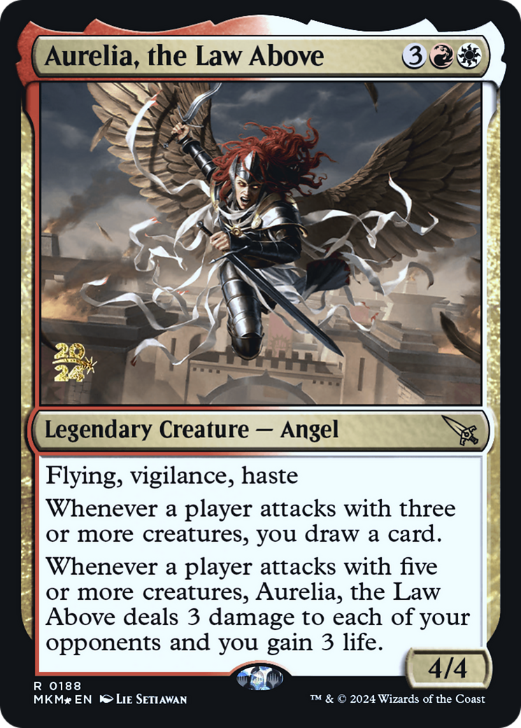 Image of Aurelia, the Law Above [Murders at Karlov Manor Prerelease Promos]