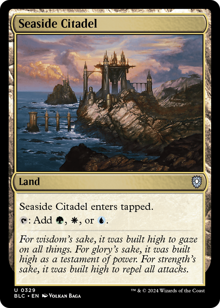 Image of Seaside Citadel [Bloomburrow Commander]