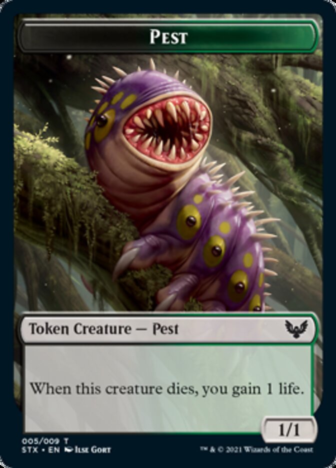 Image of Inkling // Pest Double-Sided Token [Strixhaven: School of Mages Tokens]