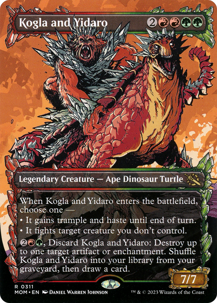 Image of Kogla and Yidaro (Showcase Planar Booster Fun) [March of the Machine]
