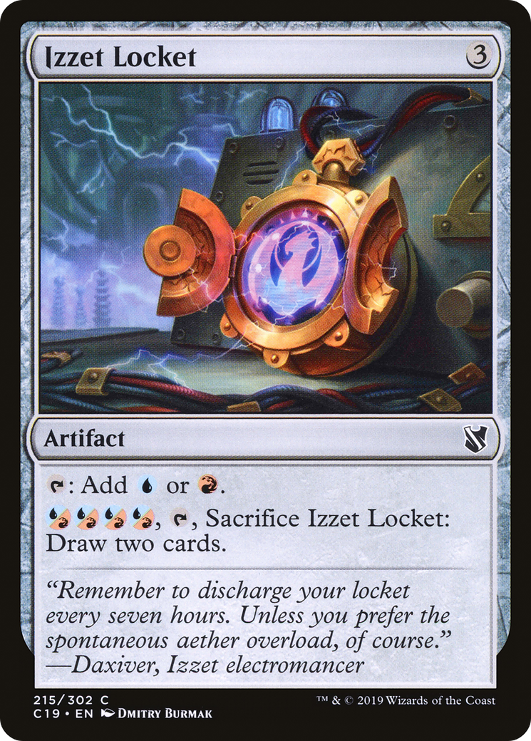 Image of Izzet Locket [Commander 2019]