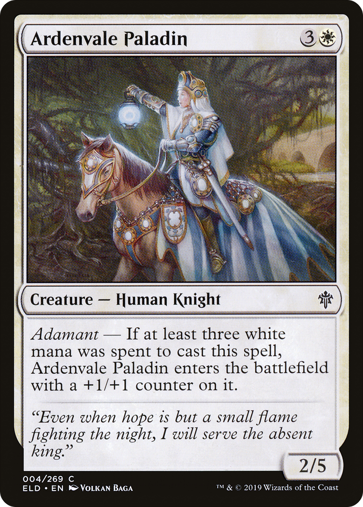 Image of Ardenvale Paladin [Throne of Eldraine]