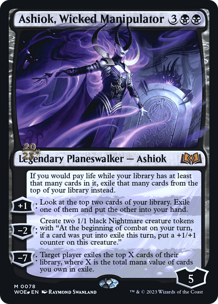 Image of Ashiok, Wicked Manipulator [Wilds of Eldraine Prerelease Promos]