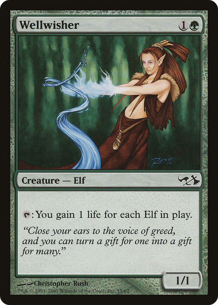 Image of Wellwisher (EVG-015) - Duel Decks: Elves vs. Goblins Foil